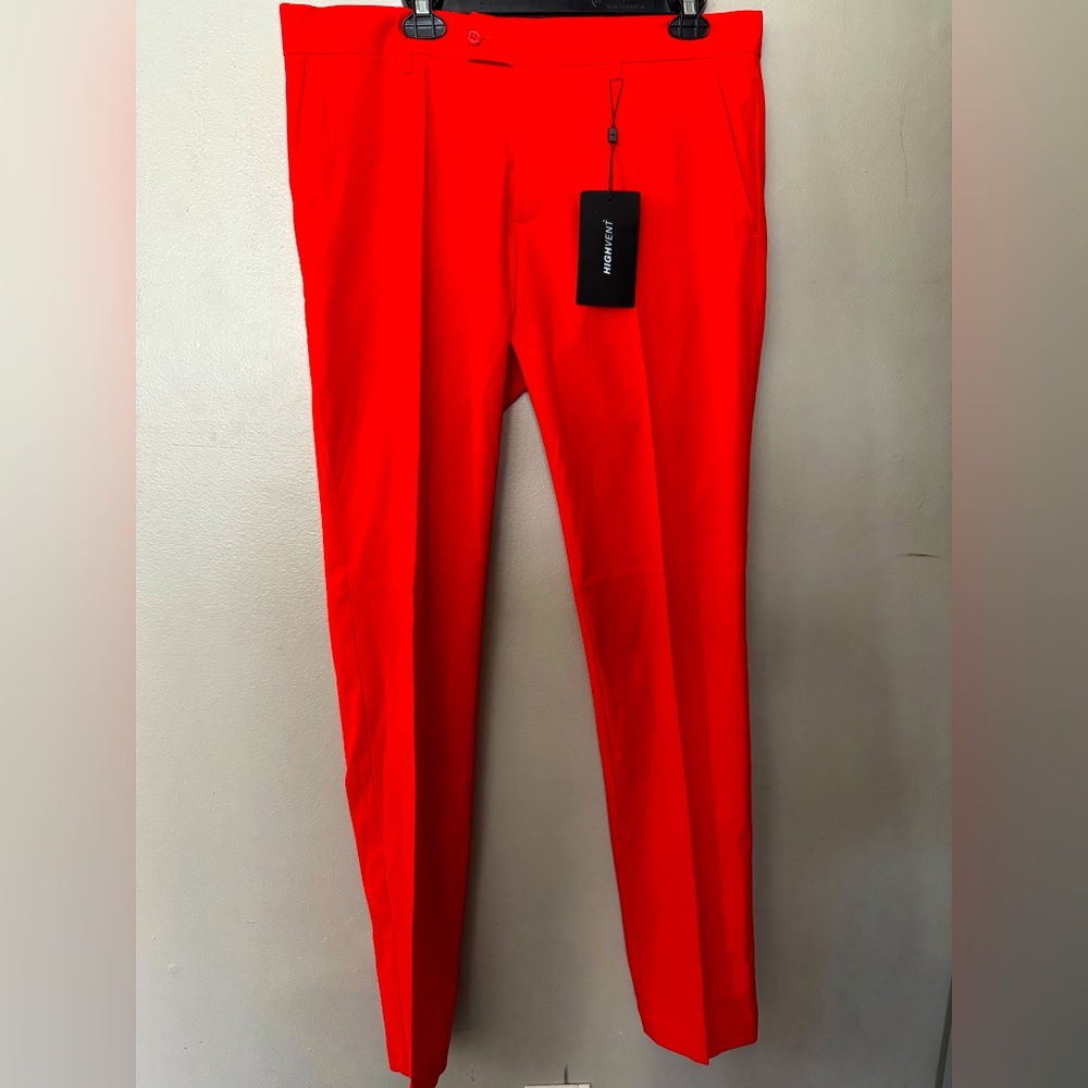 J Lindeberg Men's Red Golf Pants NWT 34 x 34